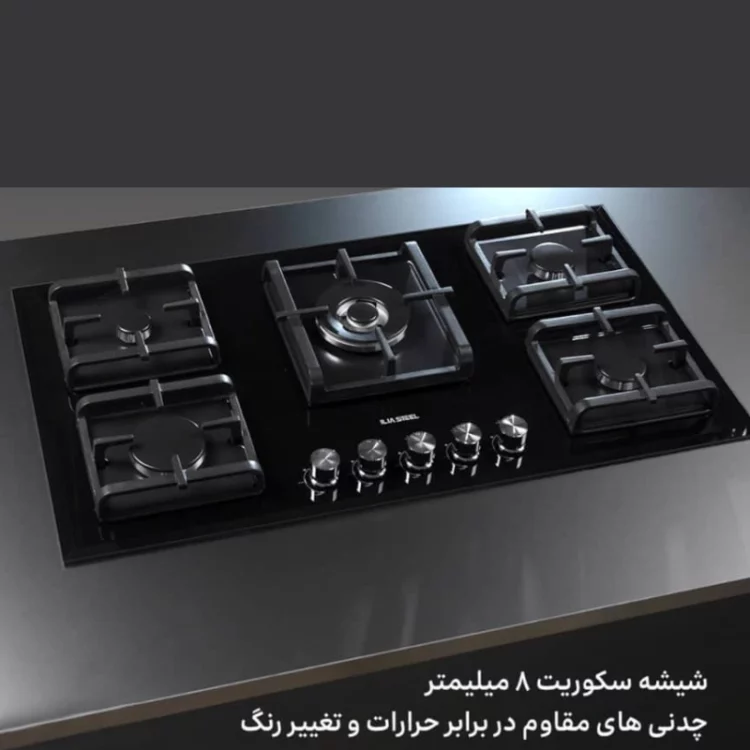⁨ ⁨ اجاق‌ گاز رومیزی ایلیا استیل مدل G542